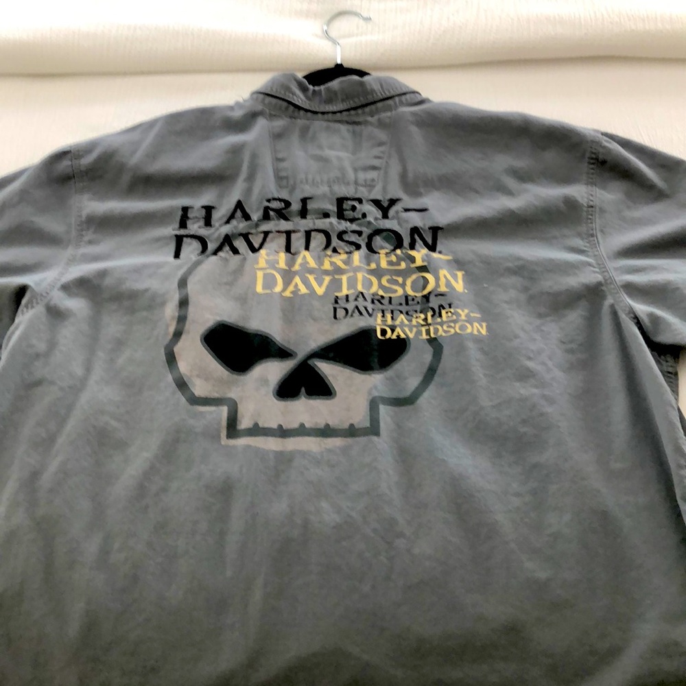 Harley Davidson short sleeve button up